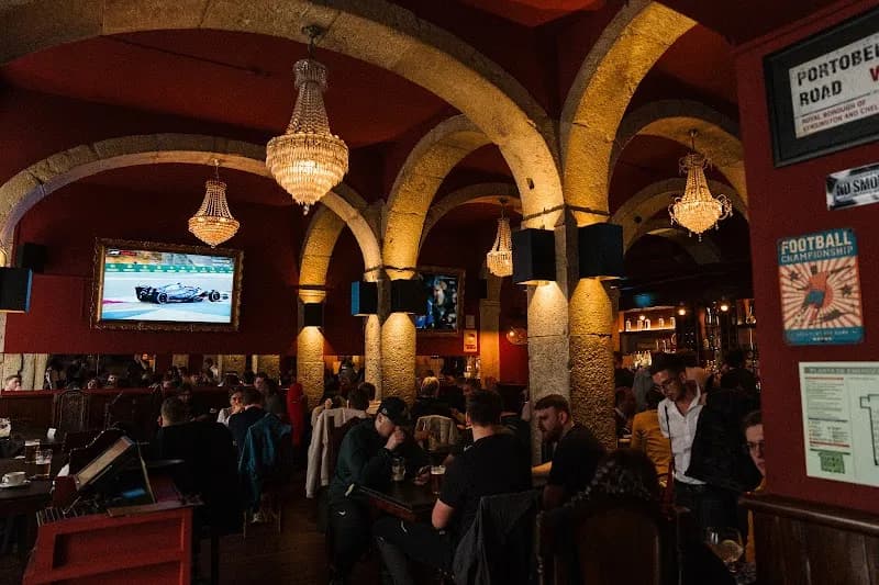 The George pub exterior in Lisbon - an Arsenal supporters' pub