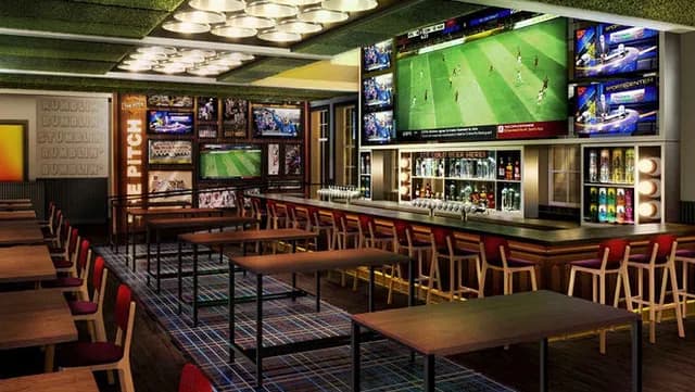 The Pitch pub exterior in Cincinnati - an Arsenal supporters' pub