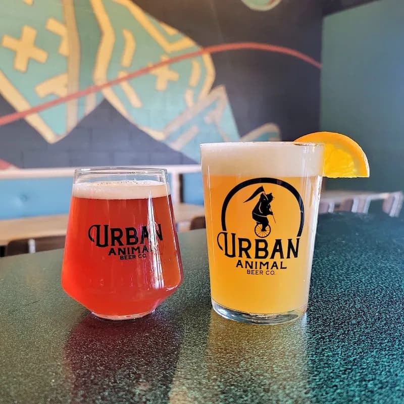 Urban Animal Brewery pub exterior in Colorado Springs - an Arsenal supporters' pub