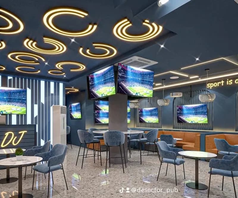 Desector Pub & Restaurant pub exterior in Lagos - an Arsenal supporters' pub