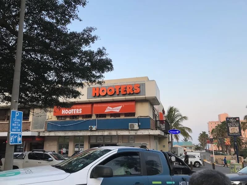 Hooters Umhlanga pub exterior in Durban - an Arsenal supporters' pub