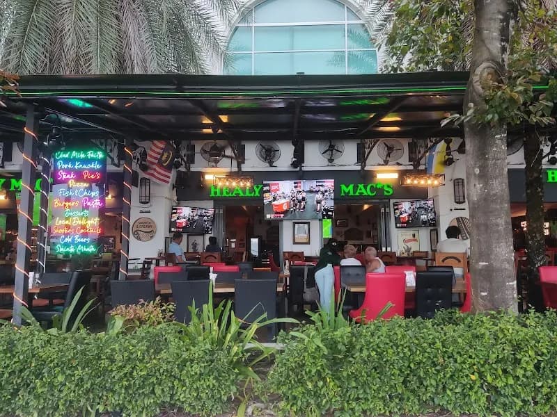 Healy Mac's Irish Bar pub exterior in Penang - an Arsenal supporters' pub