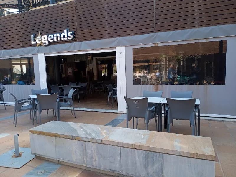 Legends Bar pub exterior in Playa Flamenca - an Arsenal supporters' pub