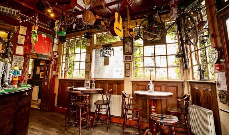 The Faltering Fullback pub exterior in London - an Arsenal supporters' pub