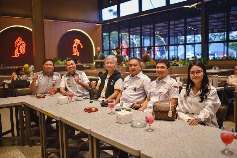 Ludo Sports Kitchen & Coffee pub exterior in Bandung - an Arsenal supporters' pub