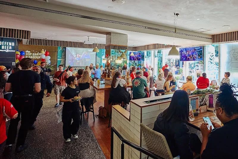Beer Deluxe Fed Square pub exterior in Melbourne - an Arsenal supporters' pub