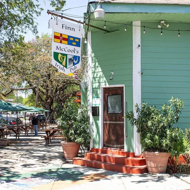 Finn McCool's Pub pub exterior in New Orleans - an Arsenal supporters' pub
