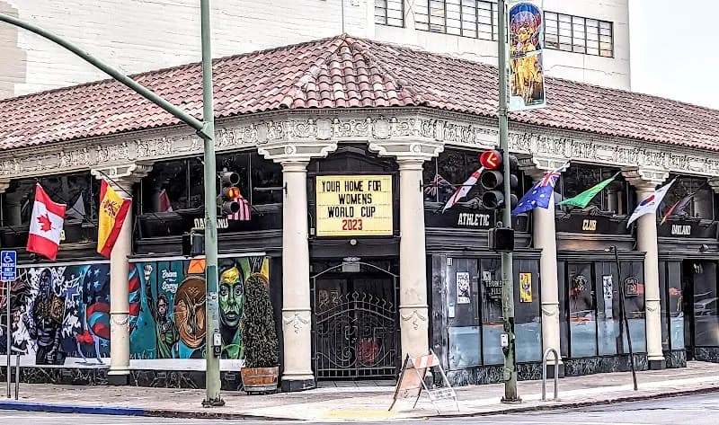 Athletic Club Oakland pub exterior in Oakland - an Arsenal supporters' pub