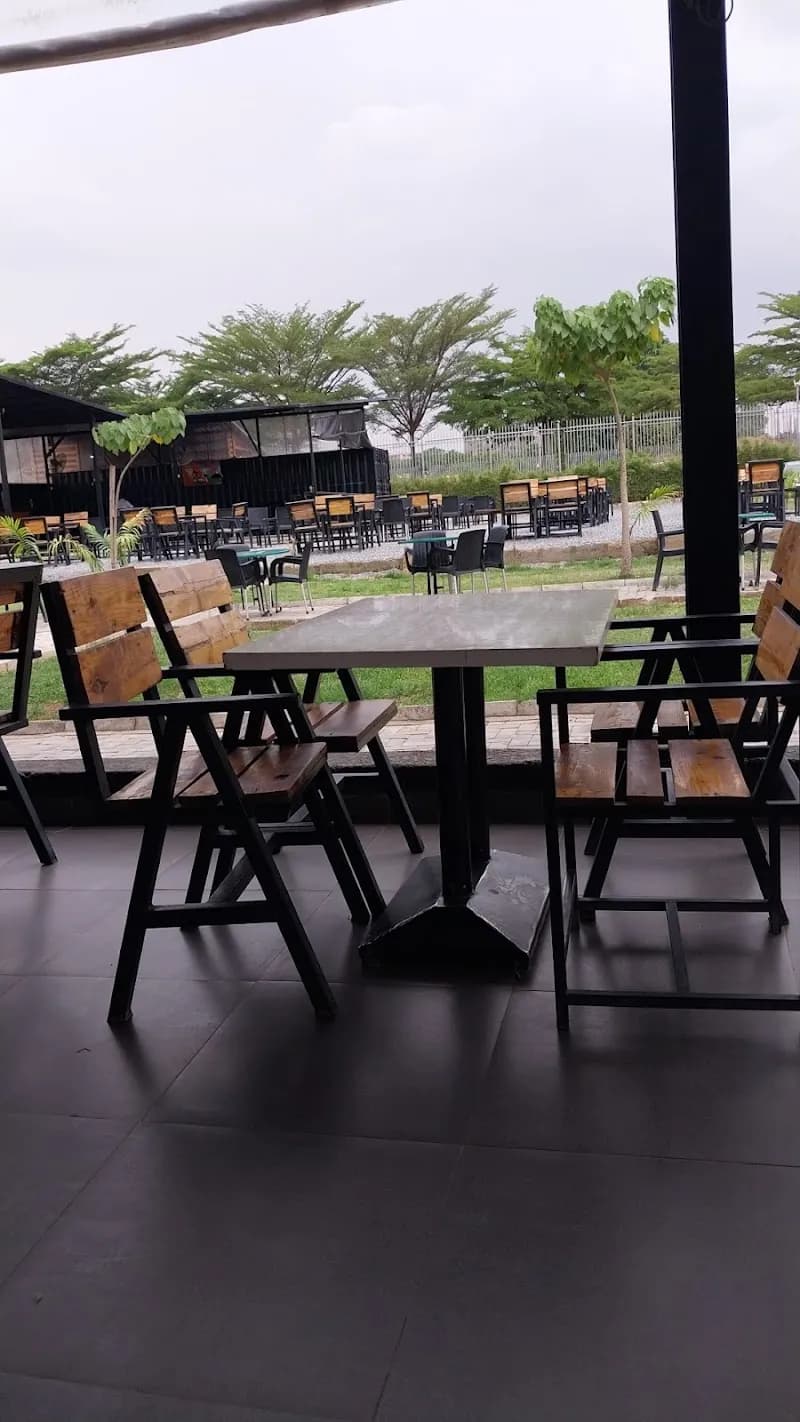 Papiee's Meatro Abuja pub exterior in Abuja - an Arsenal supporters' pub