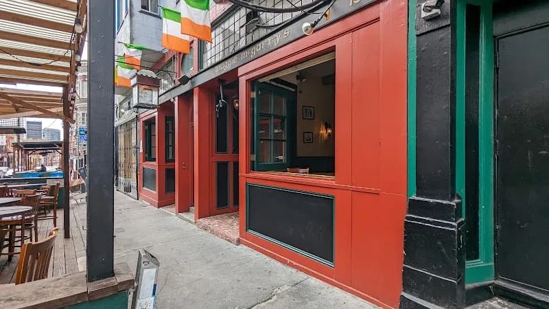 Maggy McGarry's pub exterior in San Francisco - an Arsenal supporters' pub