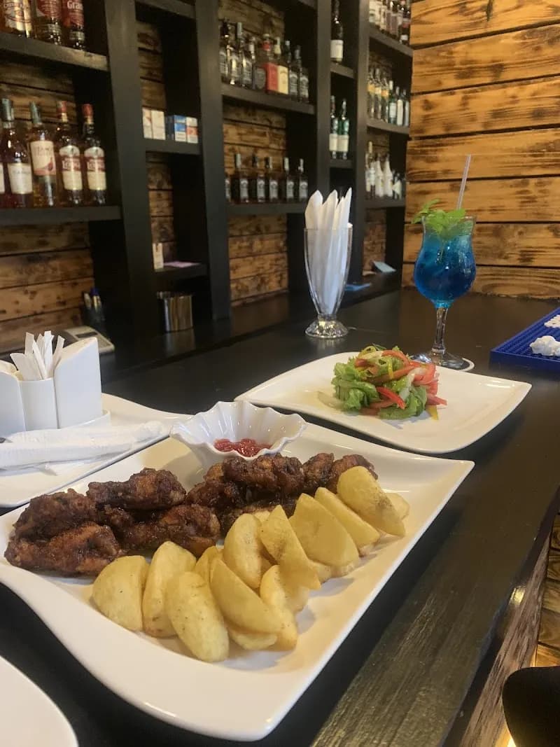 The Hub Sports Bar and Lounge pub exterior in Arusha - an Arsenal supporters' pub