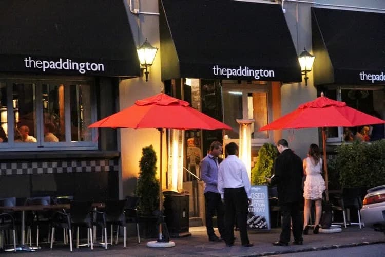 The Paddington pub exterior in Auckland - an Arsenal supporters' pub