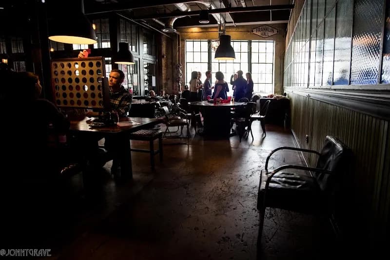 Franklin Hall pub exterior in Washington DC - an Arsenal supporters' pub