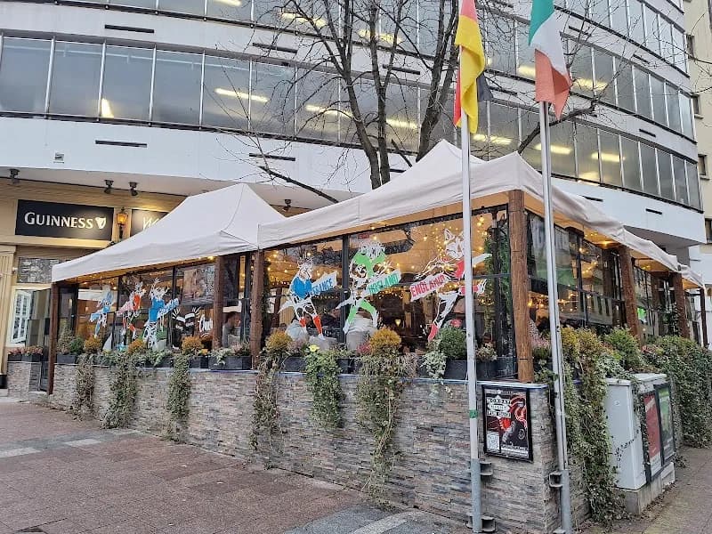 Waxy's Irish Pub pub exterior in Frankfurt - an Arsenal supporters' pub