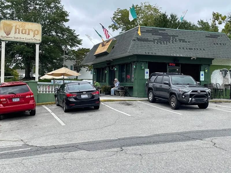 The Harp pub exterior in Wilmington - an Arsenal supporters' pub